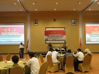 Perdana di Tahun 2022 Rakor Sentra Penegakan Hukum Terpadu Dalam Menyambut Pesta Demokrasi 2024