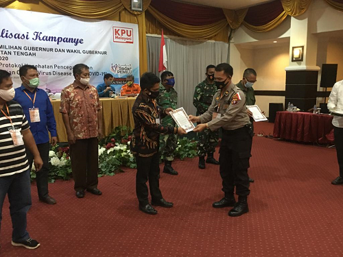 Sosialisasi Kampanye Pada Pemilihan Gubernur dan Wakil Gubernur Kalimantan Tengah Tahun 2020