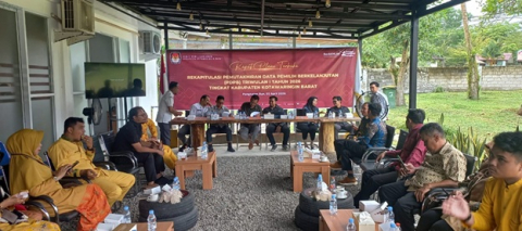 Foto Pelaksanaan kegiatan di kantor KPU Kobar
