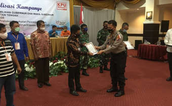 Sosialisasi Kampanye Pada Pemilihan Gubernur dan Wakil Gubernur Kalimantan Tengah Tahun 2020