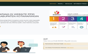 Link perubahan Website PPID