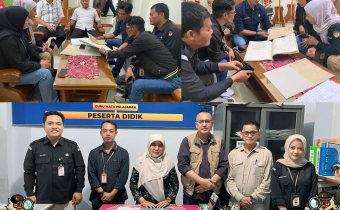Foto pelaksanaan Pengawasan Verifikasi Administrasi Bakal Calon Bupati di masing-masing sekolah