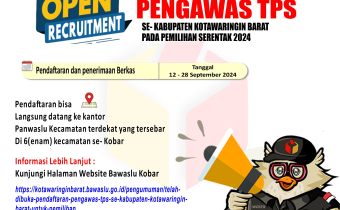 Pengumuman Rekrutmen Pengawas TPS