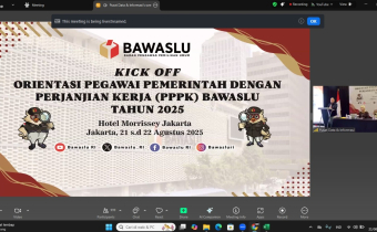Foto Kick Off Orientasi PPPK Tahun 2025 yang diikuti secara daring
