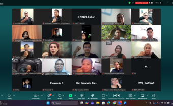 Foto Bersama Pelaksanaan Kegiatan Melalui Zoom Meeting